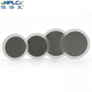 恒譜生超高壓PCTFE液相色譜耗材不銹鋼在線過濾器篩板，OD6.4*ID1.6*H1.6