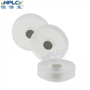恒譜生超高壓PCTFE液相色譜耗材不銹鋼在線過濾器篩板，OD6.4*ID1.6*H1.6